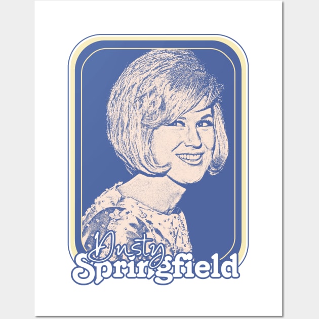 Dusty Springfield  // Retro 60s Aesthetic Design Wall Art by DankFutura